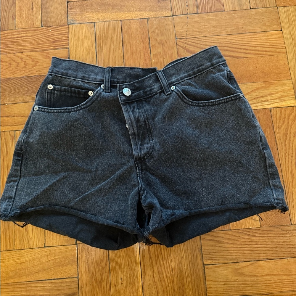 Princess Polly Charcoal Jean Shorts